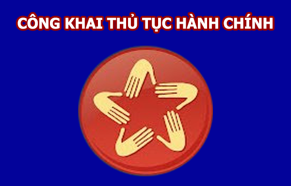 Công khai thủ tục hành chính